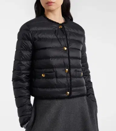 Moncler Fleurs quilted down jacket | Thumbnail 4 Moncler Fleurs quilted down jacket | Thumbnail 4