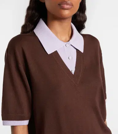 Moncler Virgin wool polo shirt | Thumbnail 3 Moncler Virgin wool polo shirt | Thumbnail 3