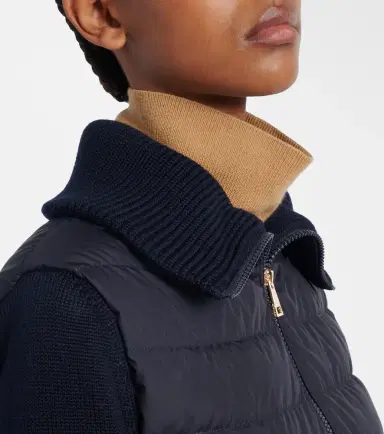 Moncler Paneled quilted down jacket | Thumbnail 2 Moncler Paneled quilted down jacket | Thumbnail 2