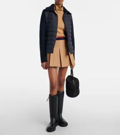 Moncler Paneled quilted down jacket | Thumbnail 3 Moncler Paneled quilted down jacket | Thumbnail 3