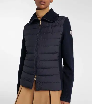 Moncler Paneled quilted down jacket | Thumbnail 5 Moncler Paneled quilted down jacket | Thumbnail 5