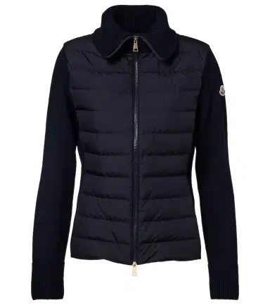 Moncler Paneled quilted down jacket | Thumbnail 1 Moncler Paneled quilted down jacket | Thumbnail 1