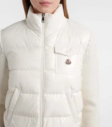 Moncler Down-paneled wool cardigan | Thumbnail 2 Moncler Down-paneled wool cardigan | Thumbnail 2