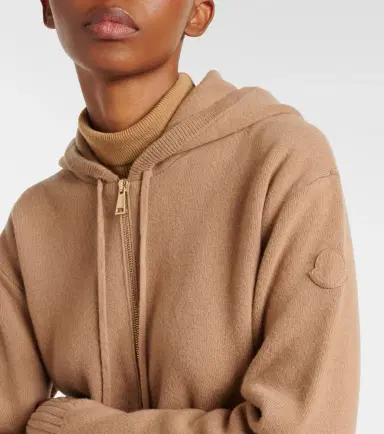 Moncler Wool and cashmere zip-up cardigan | Thumbnail 5 Moncler Wool and cashmere zip-up cardigan | Thumbnail 5