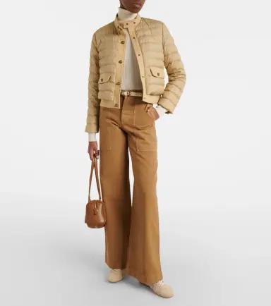 Moncler High-rise wide-leg pants | Thumbnail 4 Moncler High-rise wide-leg pants | Thumbnail 4