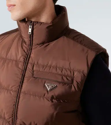 Prada Re-Nylon down vest | Thumbnail 4 Prada Re-Nylon down vest | Thumbnail 4