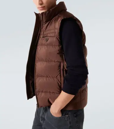 Prada Re-Nylon down vest | Thumbnail 5 Prada Re-Nylon down vest | Thumbnail 5