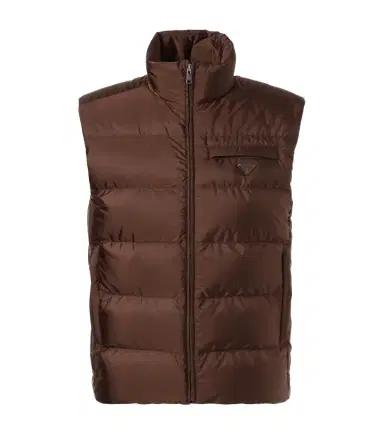 Prada Re-Nylon down vest | Thumbnail 1 Prada Re-Nylon down vest | Thumbnail 1
