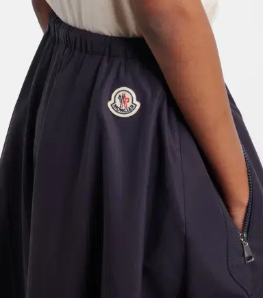 Moncler Cotton-blend jersey midi skirt | Thumbnail 4 Moncler Cotton-blend jersey midi skirt | Thumbnail 4