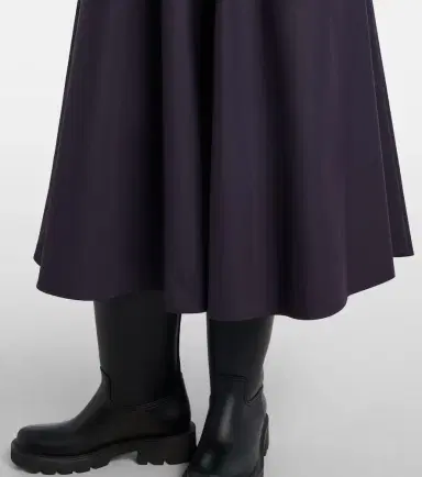 Moncler Cotton-blend jersey midi skirt | Thumbnail 6 Moncler Cotton-blend jersey midi skirt | Thumbnail 6