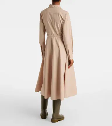 Moncler Poplin shirt dress | Thumbnail 4 Moncler Poplin shirt dress | Thumbnail 4