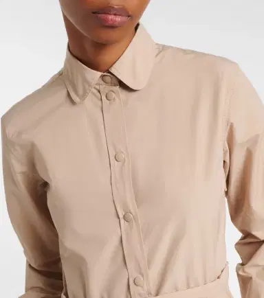 Moncler Poplin shirt dress | Thumbnail 5 Moncler Poplin shirt dress | Thumbnail 5