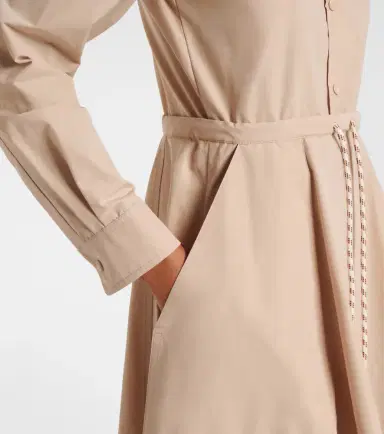 Moncler Poplin shirt dress | Thumbnail 7 Moncler Poplin shirt dress | Thumbnail 7