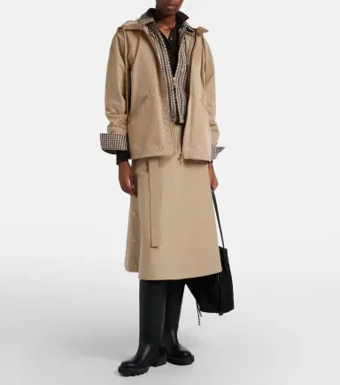 Moncler Cassiopea gabardine jacket | Thumbnail 7 Moncler Cassiopea gabardine jacket | Thumbnail 7