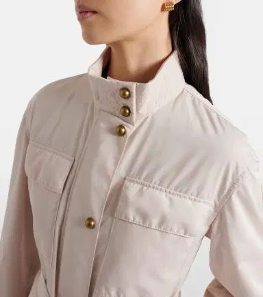 Moncler aitake leather-trimmed jacket | Thumbnail 2 Moncler aitake leather-trimmed jacket | Thumbnail 2