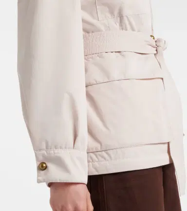 Moncler aitake leather-trimmed jacket | Thumbnail 3 Moncler aitake leather-trimmed jacket | Thumbnail 3