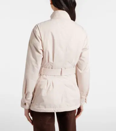 Moncler aitake leather-trimmed jacket | Thumbnail 4 Moncler aitake leather-trimmed jacket | Thumbnail 4
