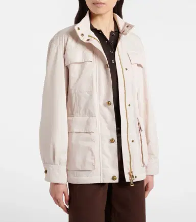 Moncler aitake leather-trimmed jacket | Thumbnail 6 Moncler aitake leather-trimmed jacket | Thumbnail 6
