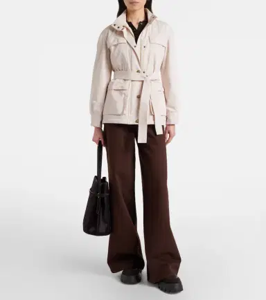 Moncler aitake leather-trimmed jacket | Thumbnail 8 Moncler aitake leather-trimmed jacket | Thumbnail 8