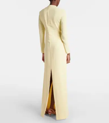 Costarellos Zarie embellished crêpe gown | Thumbnail 3 Costarellos Zarie embellished crêpe gown | Thumbnail 3
