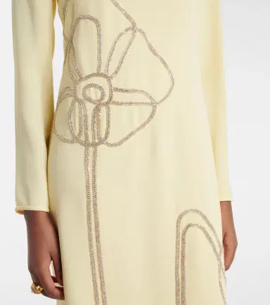 Costarellos Zarie embellished crêpe gown | Thumbnail 4 Costarellos Zarie embellished crêpe gown | Thumbnail 4