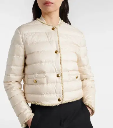 Moncler Fleurs quilted down jacket | Thumbnail 2 Moncler Fleurs quilted down jacket | Thumbnail 2