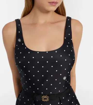 Elie Saab Polka-dot midi dress | Thumbnail 5 Elie Saab Polka-dot midi dress | Thumbnail 5