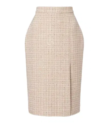 Elie Saab Checked sequined tweed midi skirt | Thumbnail 1 Elie Saab Checked sequined tweed midi skirt | Thumbnail 1
