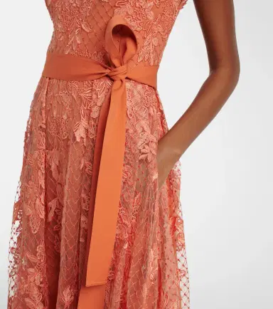 Elie Saab Embroidered lace and tulle cocktail dress | Thumbnail 3 Elie Saab Embroidered lace and tulle cocktail dress | Thumbnail 3