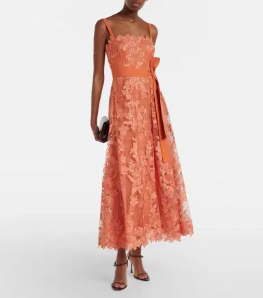 Elie Saab Embroidered lace and tulle cocktail dress | Thumbnail 5 Elie Saab Embroidered lace and tulle cocktail dress | Thumbnail 5