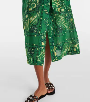 The Attico Bandana cotton muslin kaftan | Thumbnail 2 The Attico Bandana cotton muslin kaftan | Thumbnail 2
