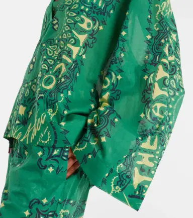 The Attico Bandana oversized cotton muslin top | Thumbnail 5 The Attico Bandana oversized cotton muslin top | Thumbnail 5