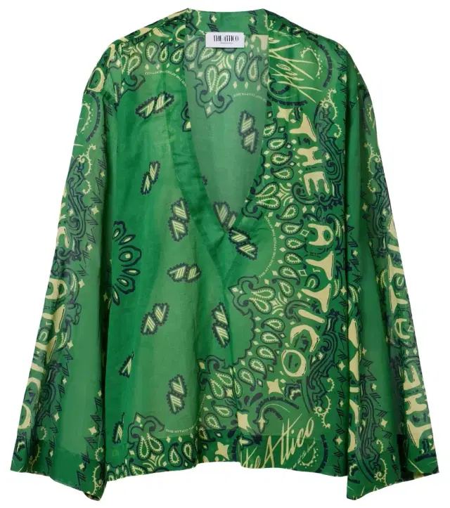 Bandana oversized cotton muslin top Bandana oversized cotton muslin top