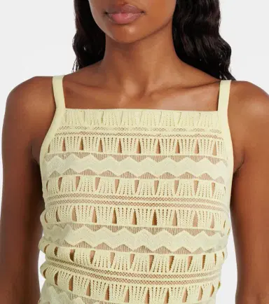 Elie Saab Macramé midi dress | Thumbnail 2 Elie Saab Macramé midi dress | Thumbnail 2