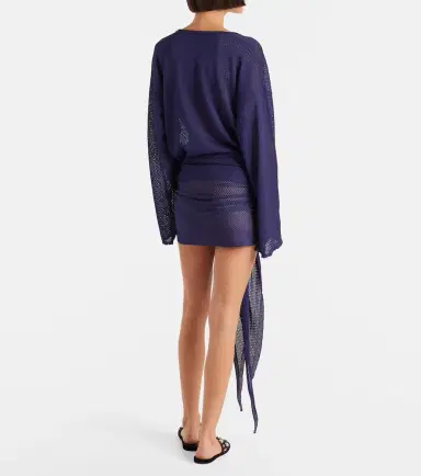 The Attico Open-knit minidress | Thumbnail 4 The Attico Open-knit minidress | Thumbnail 4
