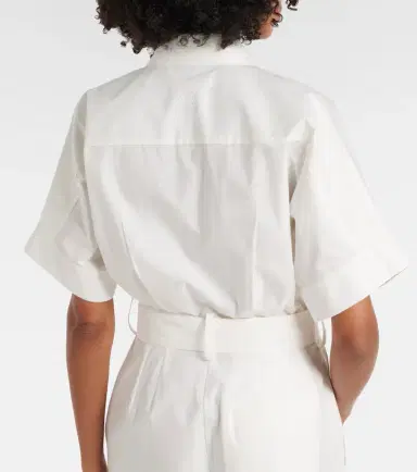 Elie Saab Belted cotton jumpsuit | Thumbnail 2 Elie Saab Belted cotton jumpsuit | Thumbnail 2
