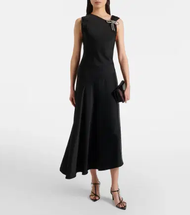 Jil Sander Embellished midi dress | Thumbnail 2 Jil Sander Embellished midi dress | Thumbnail 2