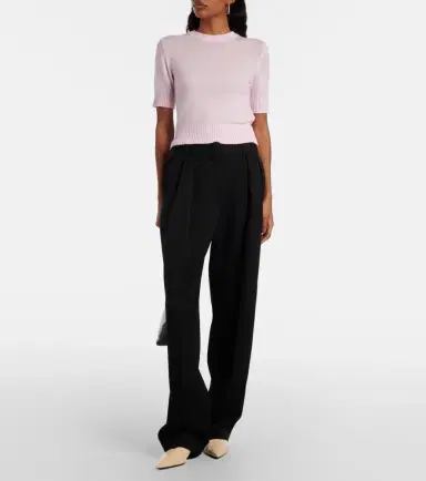 Jil Sander Wool wide-leg pants | Thumbnail 2 Jil Sander Wool wide-leg pants | Thumbnail 2