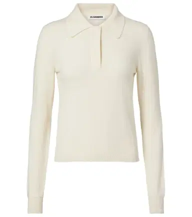 Jil Sander Virgin wool polo sweater | Thumbnail 1 Jil Sander Virgin wool polo sweater | Thumbnail 1