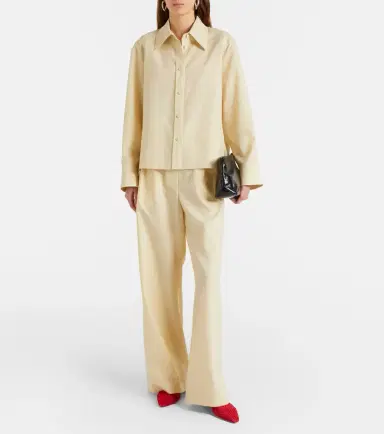 Jil Sander Wool wide-leg pants | Thumbnail 5 Jil Sander Wool wide-leg pants | Thumbnail 5