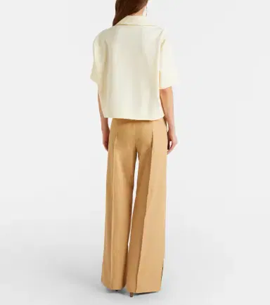 Jil Sander Cotton drill wide-leg pants | Thumbnail 4 Jil Sander Cotton drill wide-leg pants | Thumbnail 4