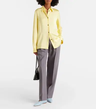 Jil Sander Satin shirt | Thumbnail 4 Jil Sander Satin shirt | Thumbnail 4