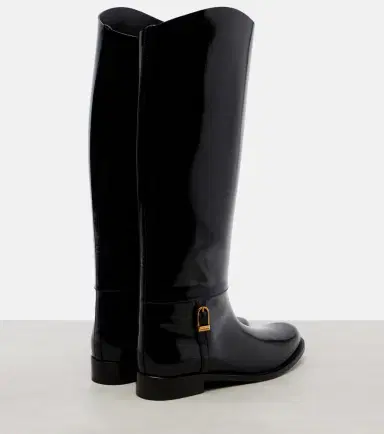 Saint Laurent Julia leather knee-high boots | Thumbnail 3 Saint Laurent Julia leather knee-high boots | Thumbnail 3