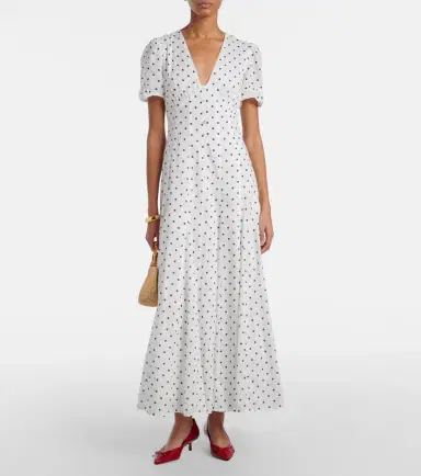 Posse Paloma polka-dot maxi dress | Thumbnail 3 Posse Paloma polka-dot maxi dress | Thumbnail 3