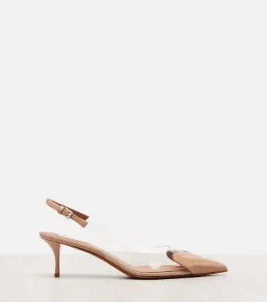 Alaïa Alaïa Le Caur 55 leather and PU slingback pumps | Thumbnail 4 Alaïa Alaïa Le Caur 55 leather and PU slingback pumps | Thumbnail 4