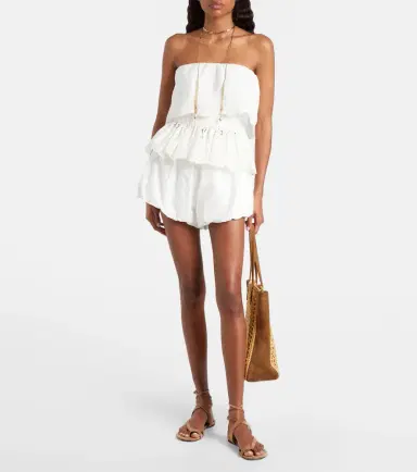 Posse Aurelia cotton poplin shorts | Thumbnail 3 Posse Aurelia cotton poplin shorts | Thumbnail 3