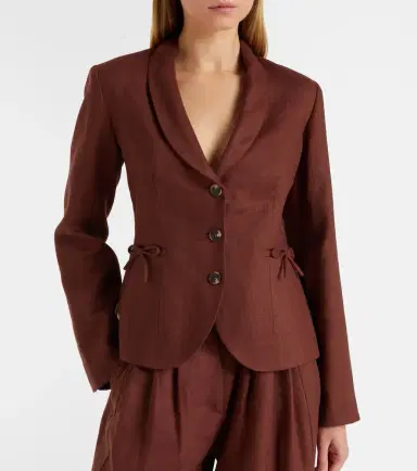Posse Sabine linen blazer | Thumbnail 6 Posse Sabine linen blazer | Thumbnail 6