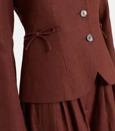 Posse Sabine linen blazer | Thumbnail 7 Posse Sabine linen blazer | Thumbnail 7