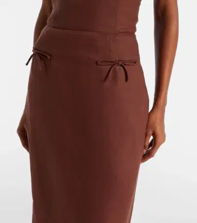Posse Sabine linen pencil skirt | Thumbnail 2 Posse Sabine linen pencil skirt | Thumbnail 2