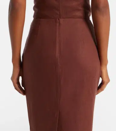 Posse Sabine linen pencil skirt | Thumbnail 4 Posse Sabine linen pencil skirt | Thumbnail 4